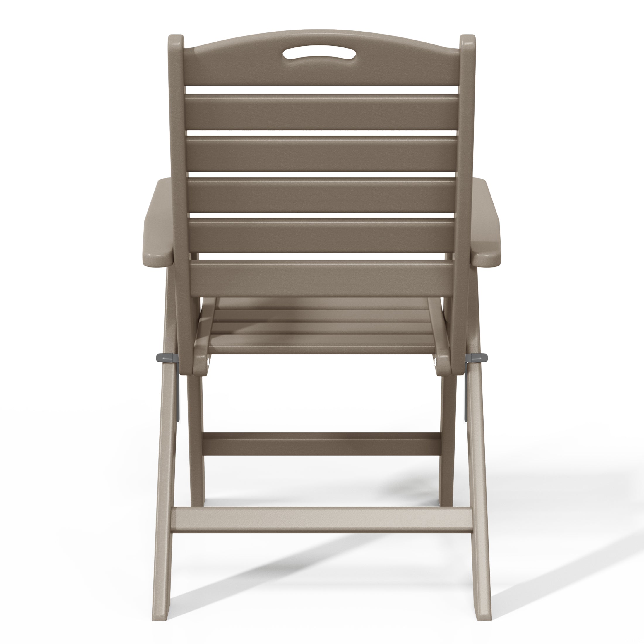 Aarhus All-Weather Outdoor Patio Folding Tall Back Dining Chair (38" High)