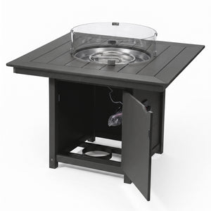 Sedona Square 42" Dining Fire Pit Table