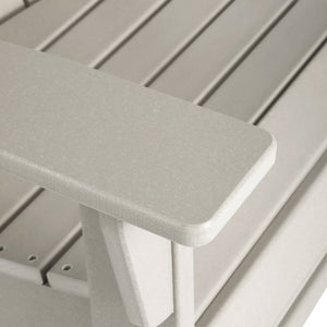 Malibu Modern All-Weather Outdoor Contoured Adirondack Dining Chair