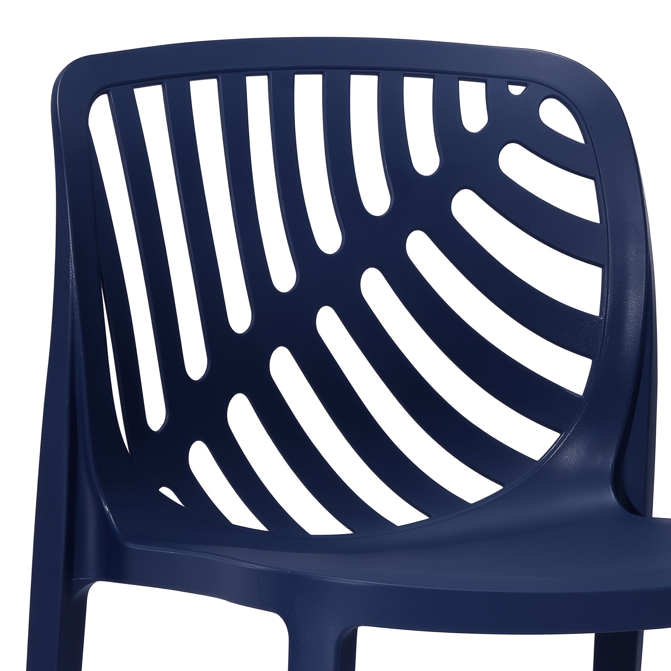 Patio Stacking Dining Side Chair (Set of 2)