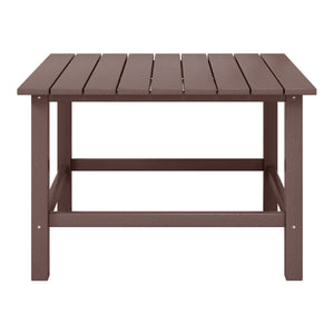 Tiny Terraces Kids' All-Weather Outdoor Square Dining Table (31" Top)