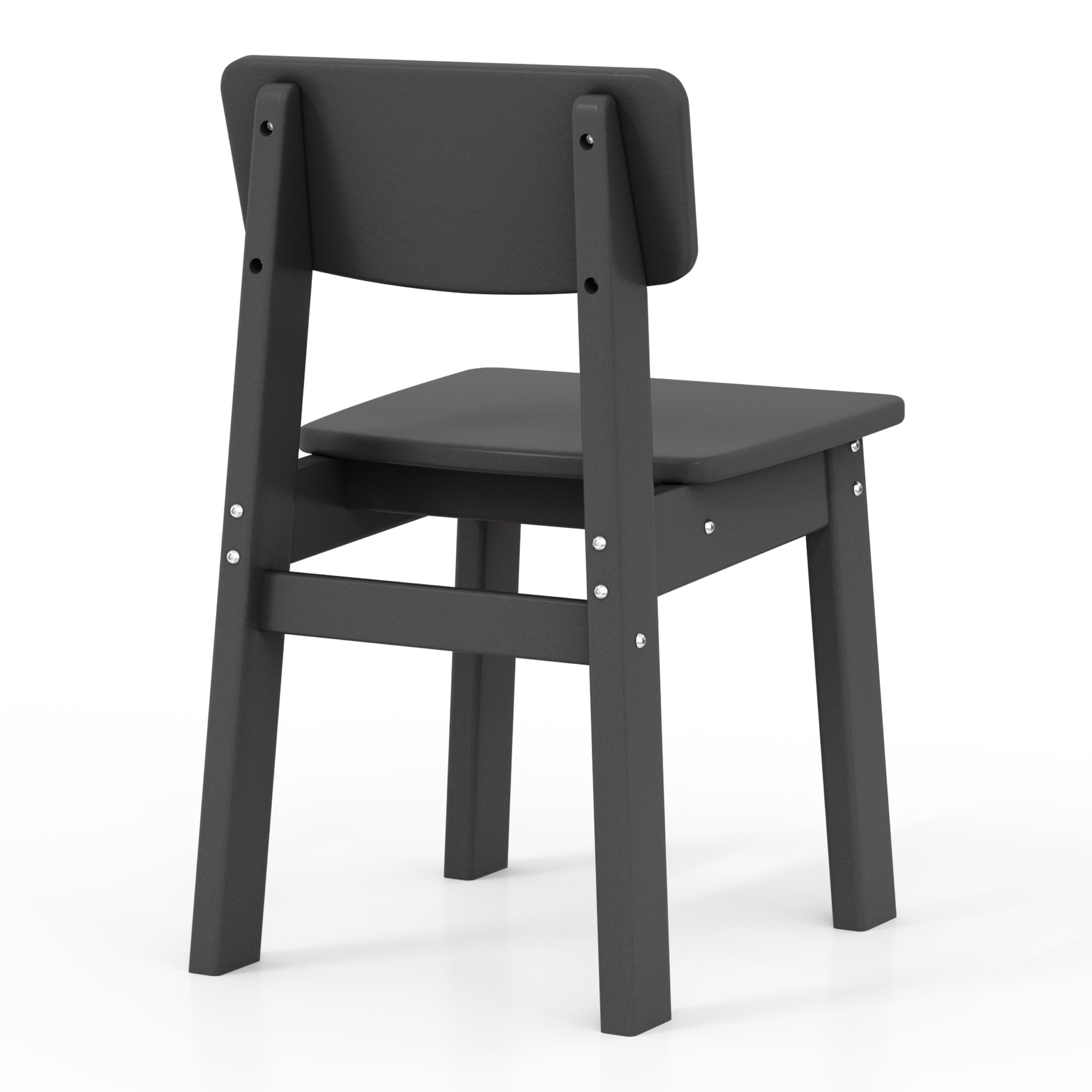 Tiny Terraces Essentials Kids' All-Weather Outdoor Dining Chair (Set of 2)