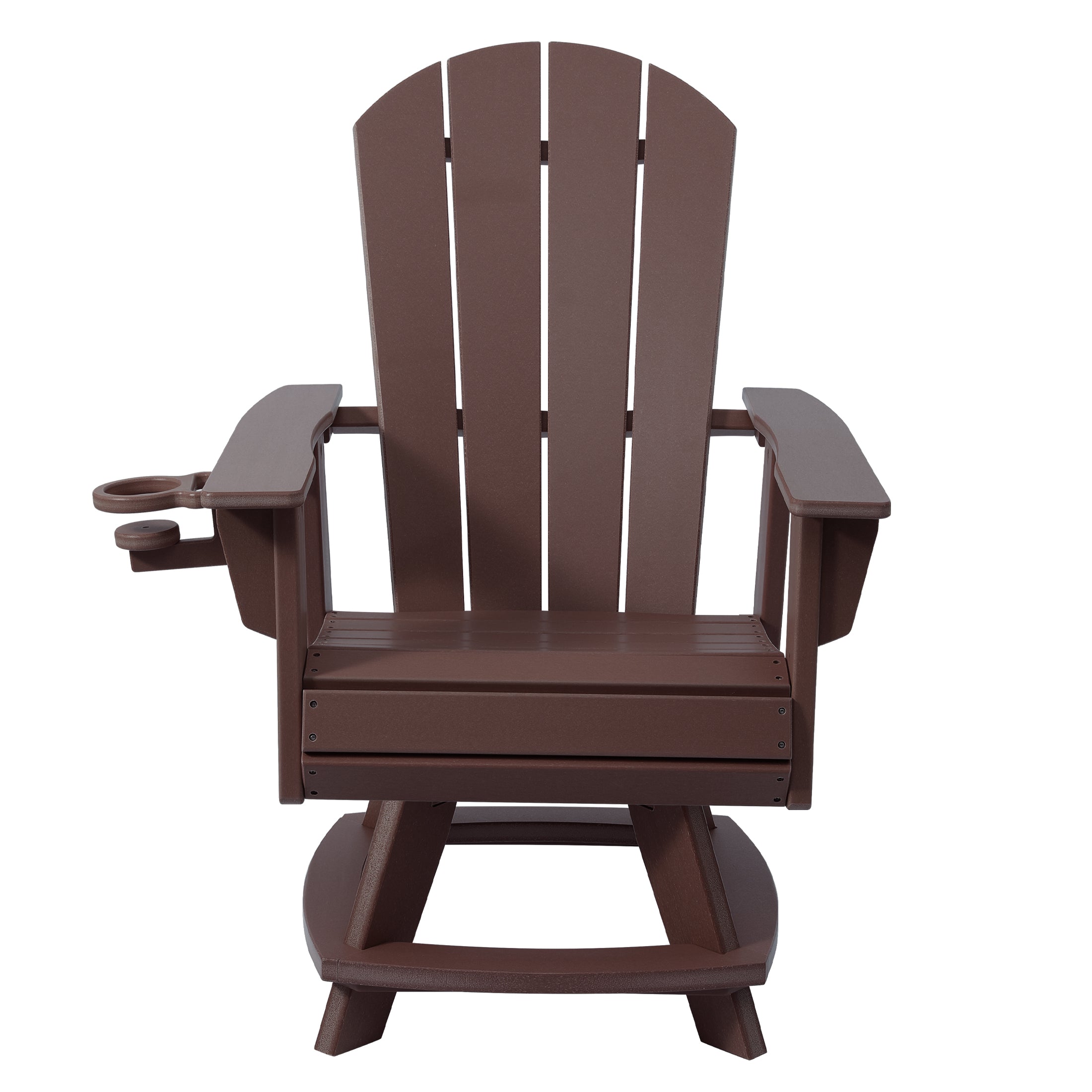 Adirondack Swivel Dining Chair with Cup Holder With Cup Holder