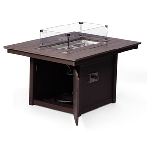 Sedona Rectangular 34" X 46" Fire Pit Table