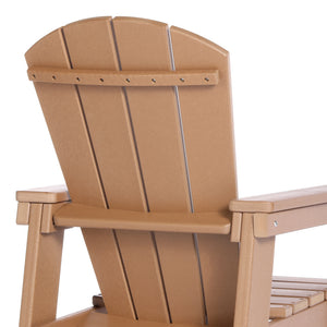 Tiny Terraces Kids' All-Weather Outdoor Poly Adirondack Chair