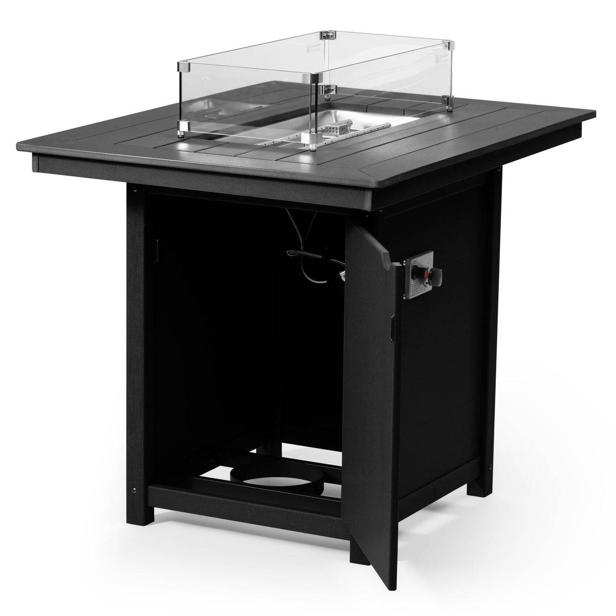 Sedona Rectangular 34" X 46" Counter Fire Pit Table