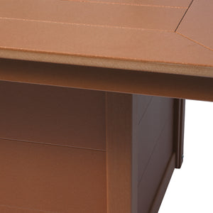 Sedona Square 42" Dining Fire Pit Table