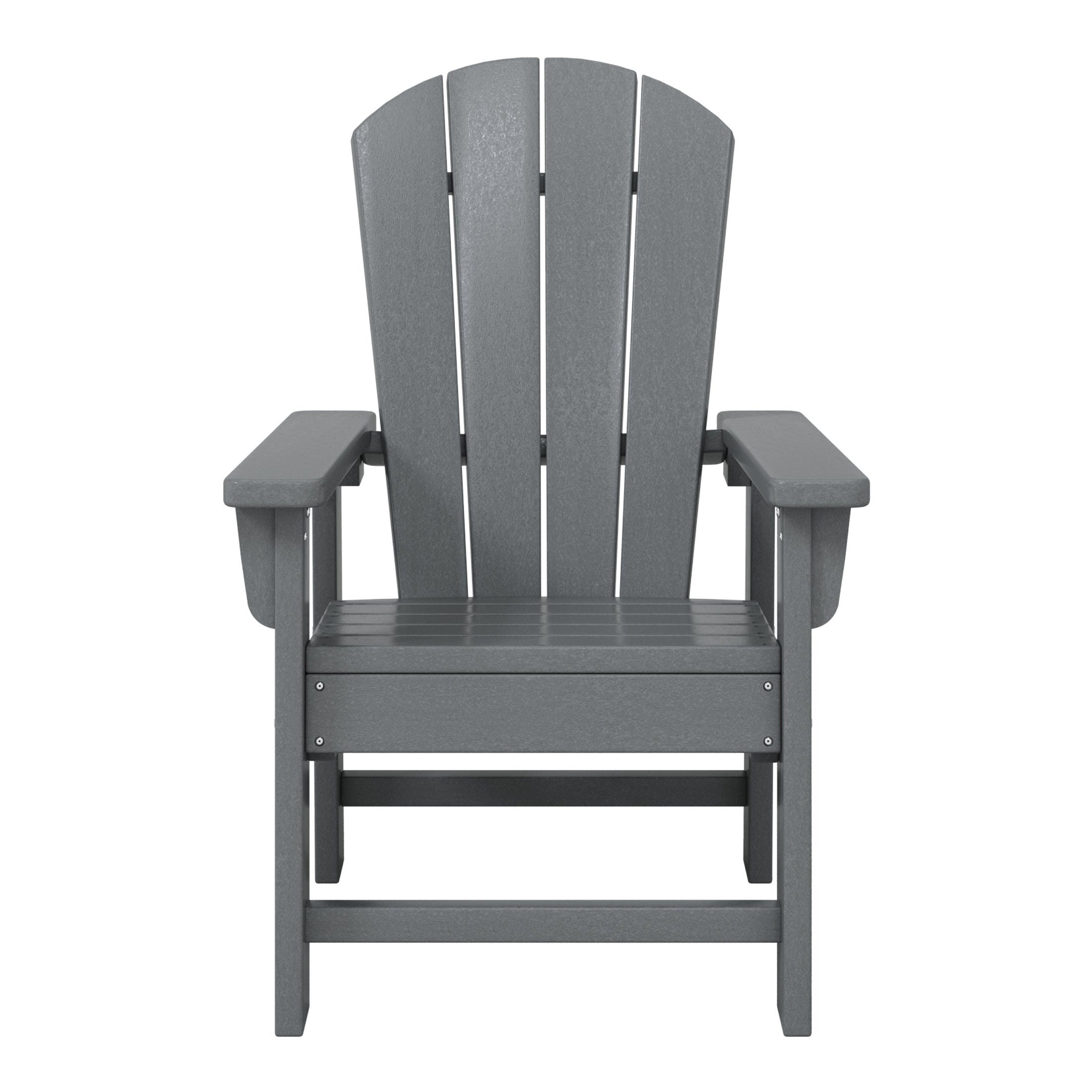 Tiny Terraces Kids' All-Weather Outdoor Poly Adirondack Chair