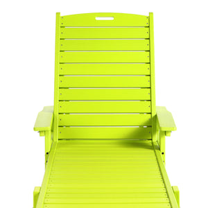 Santa Monica All-Weather Outdoor Reclining Sun Lounger with Arm Rests