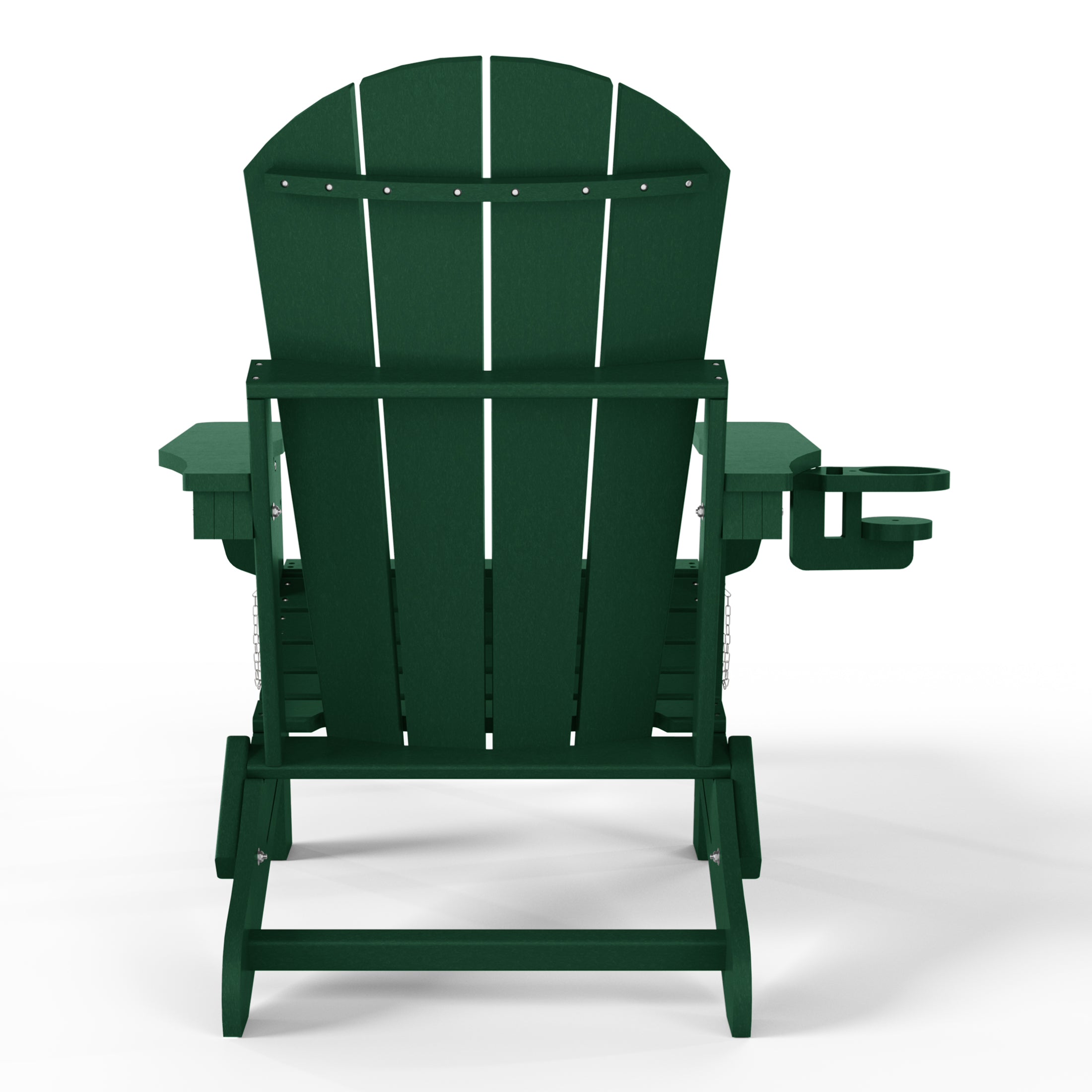 Chatham Folding Adjustable Adirondack Chair with Cup Holder and Hideaway Ottoman
