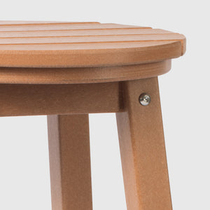 Stockholm All-Weather Outdoor Round Bar Stool (29" Height)