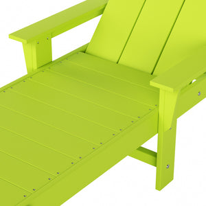 Malibu Modern All-Weather Outdoor Reclining Sun Lounger With Arm Rests & Wheels