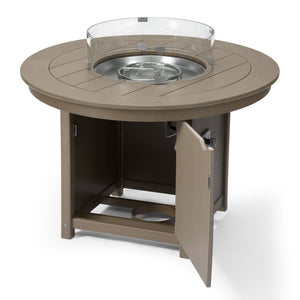 Sedona Round 47" Dining Fire Pit Table
