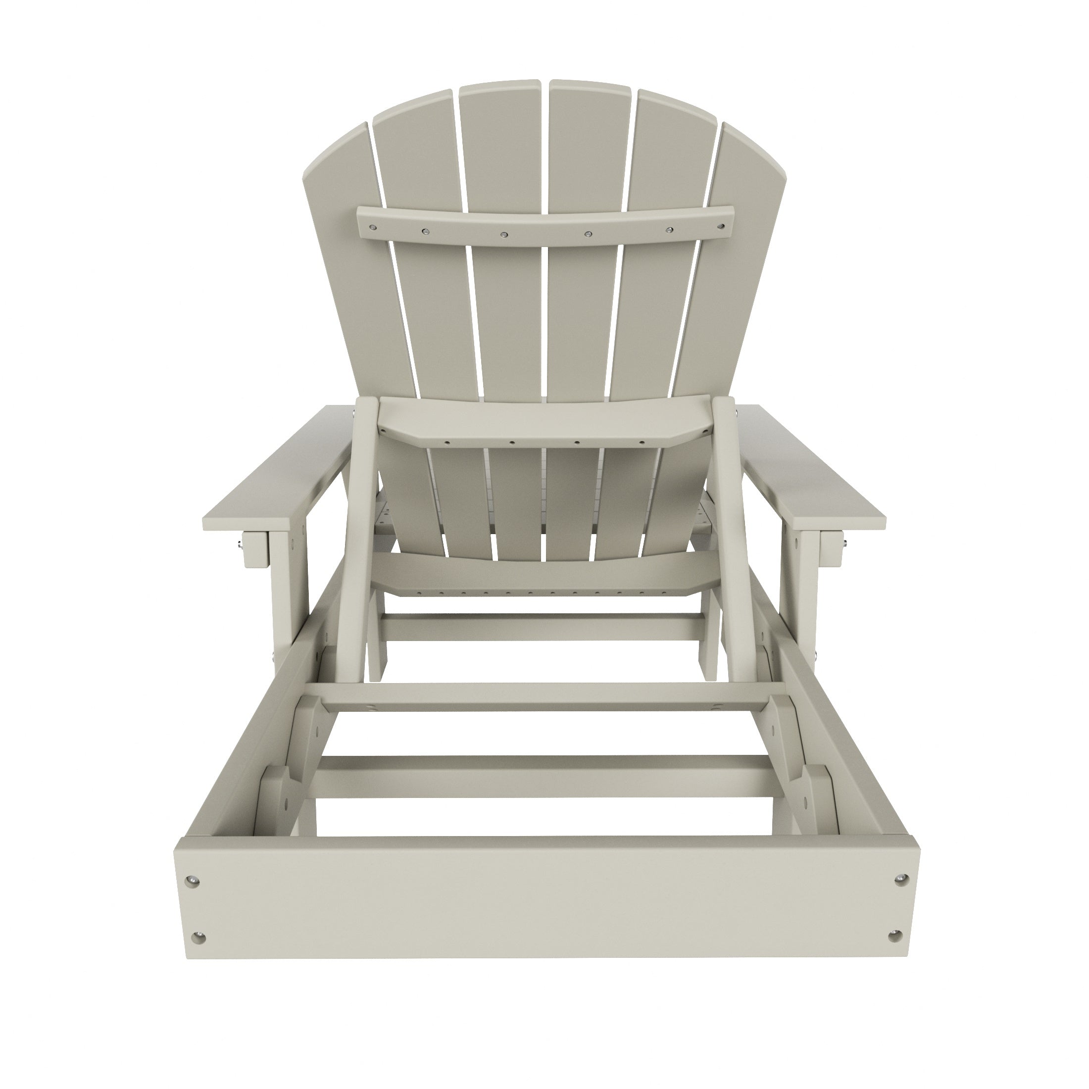 Westport Classic All-Weather Outdoor Adirondack Reclining Sun Lounger With Arms Rests