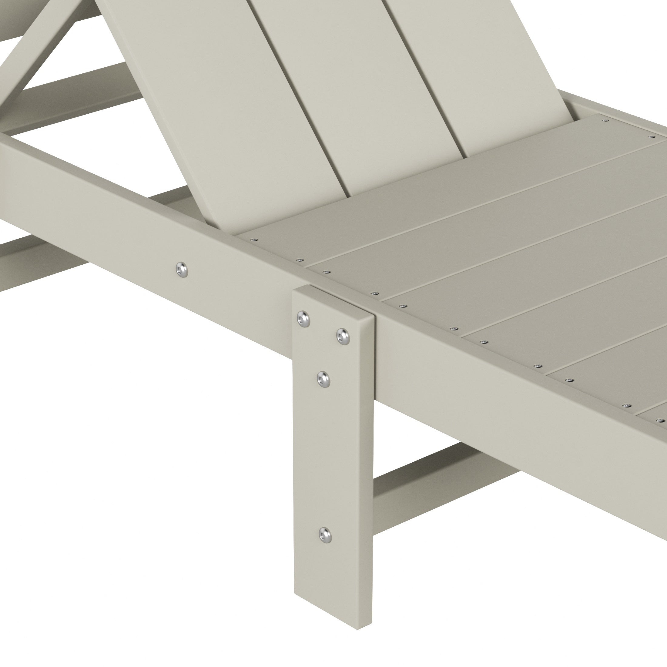 Malibu Modern All-Weather Outdoor Reclining Sun Lounger With Wheels