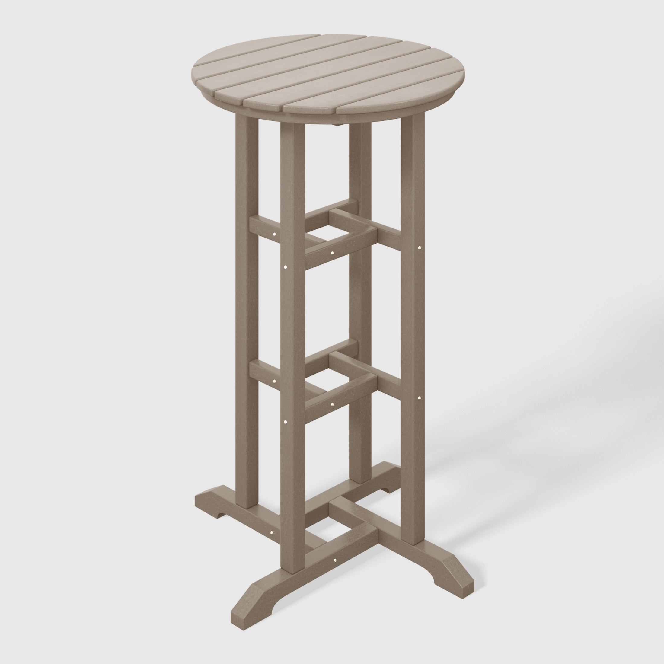 Stockholm All-Weather Outdoor Round Bar Bistro Table (42" Height)