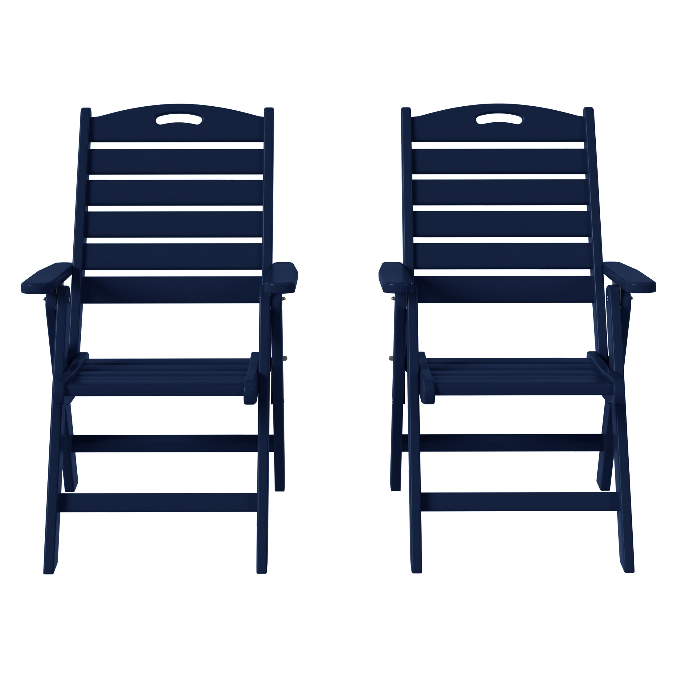 Aarhus Folding High back Dining Chair (Set of 2)