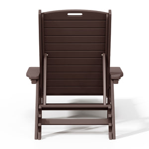 Santa Monica All-Weather Outdoor Reclining Sun Lounger with Arm Rests