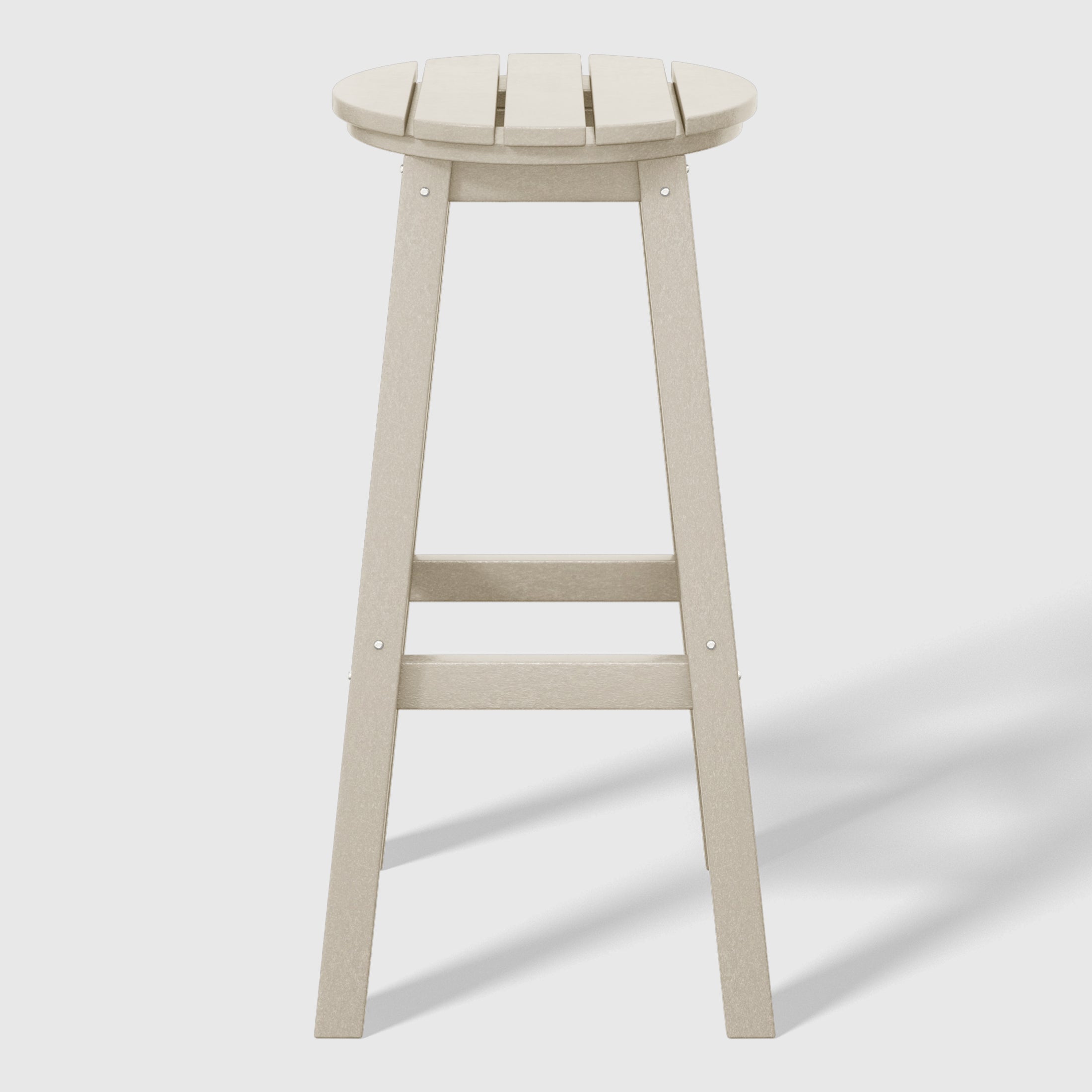 Stockholm All-Weather Outdoor Round Bar Stool (29" Height)