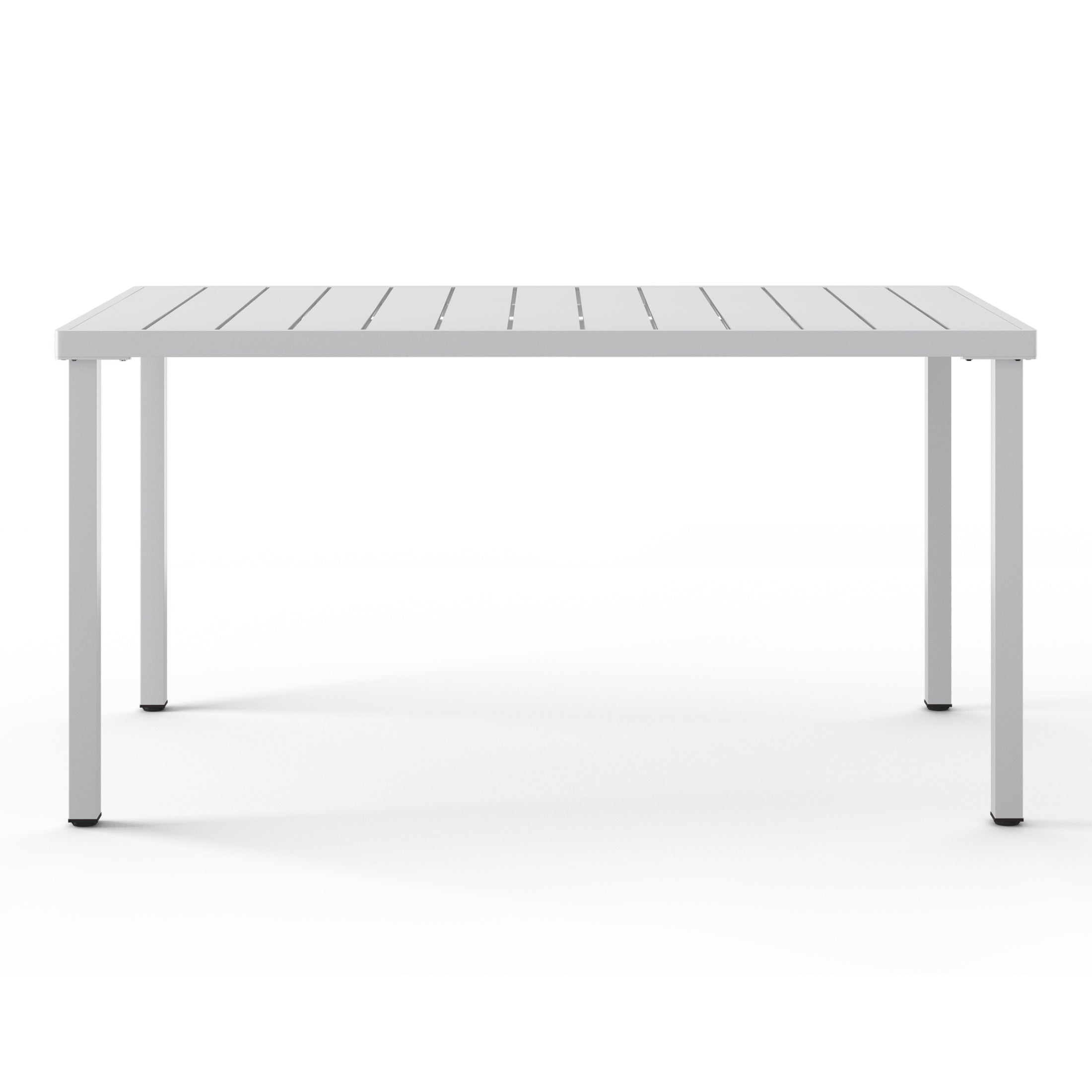 Polyform 59" x 35.4" Steel Rectangular Dining Table