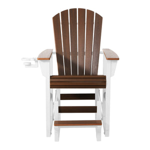Adirondack Counter Glider With Cup Holder
