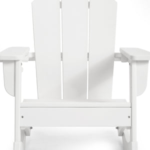 Tiny Terraces Kids Adirondack Rocking Chair with Cup Holder (Set of 2)