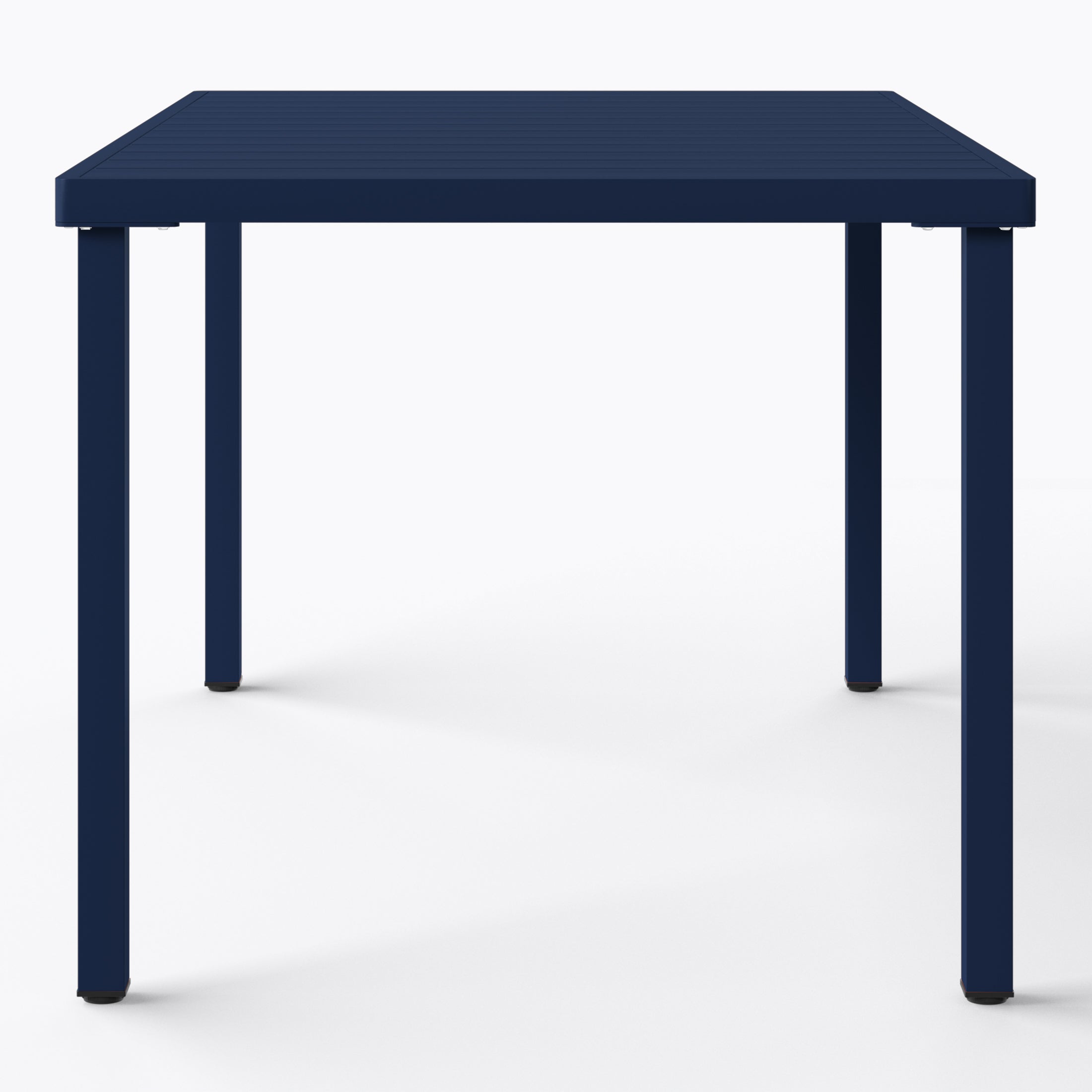 Polyform 59" x 35.4" Steel Rectangular Dining Table