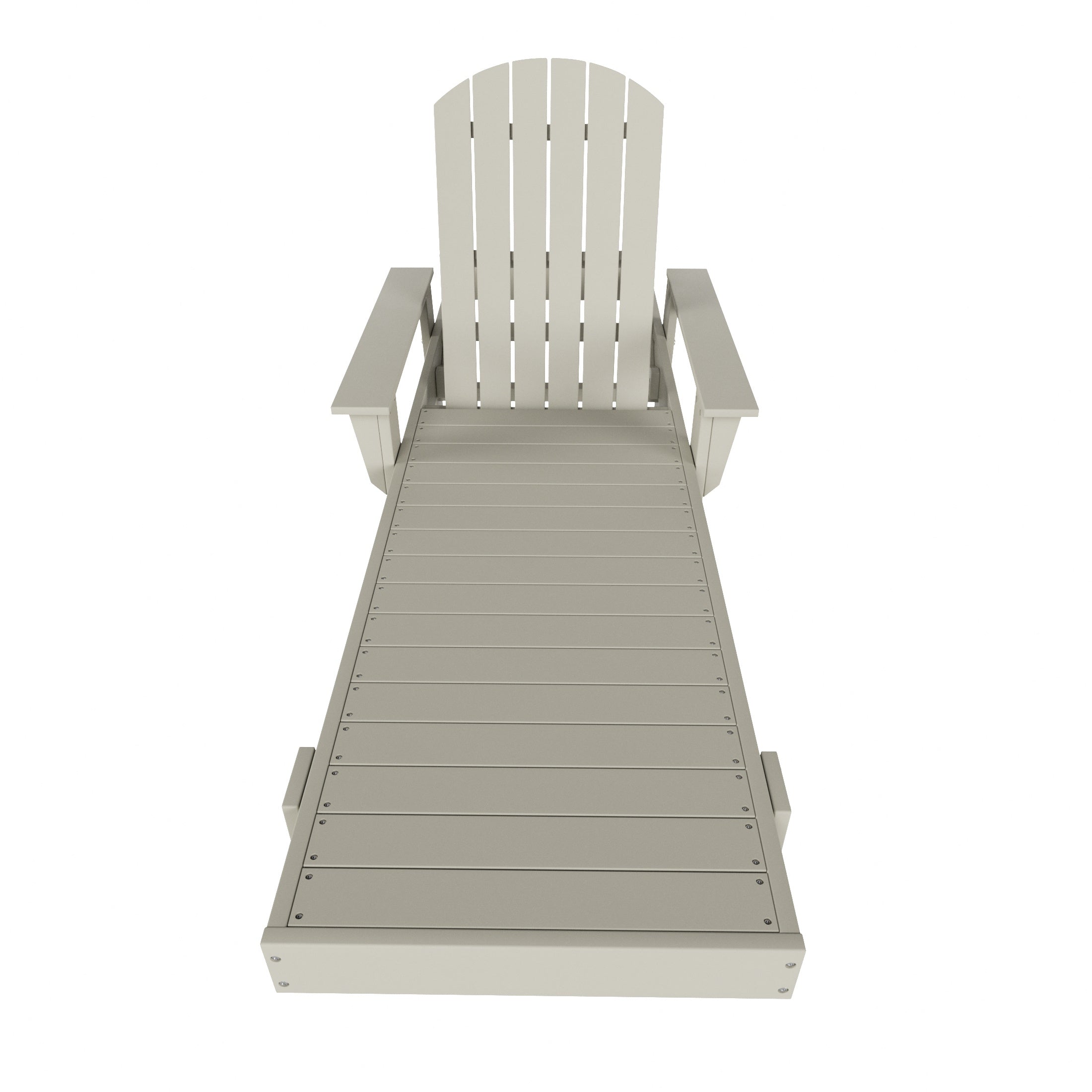 Westport Classic All-Weather Outdoor Adirondack Reclining Sun Lounger With Arms Rests
