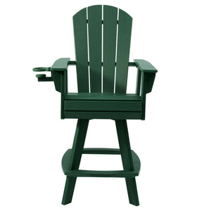 Chatham Adirondack Swivel Bar Chair with Cup Holder