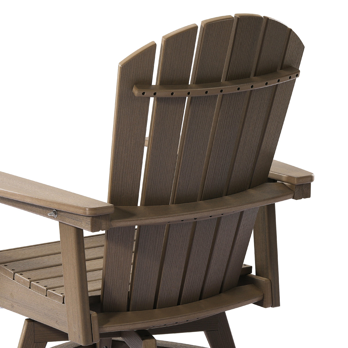 Heritage Ridge Adirondack Swivel Dining Chair With Cup Holder