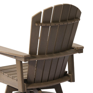 Heritage Ridge Adirondack Swivel Dining Chair With Cup Holder