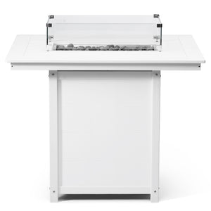 Sedona Rectangular 34" X 46" Counter Fire Pit Table