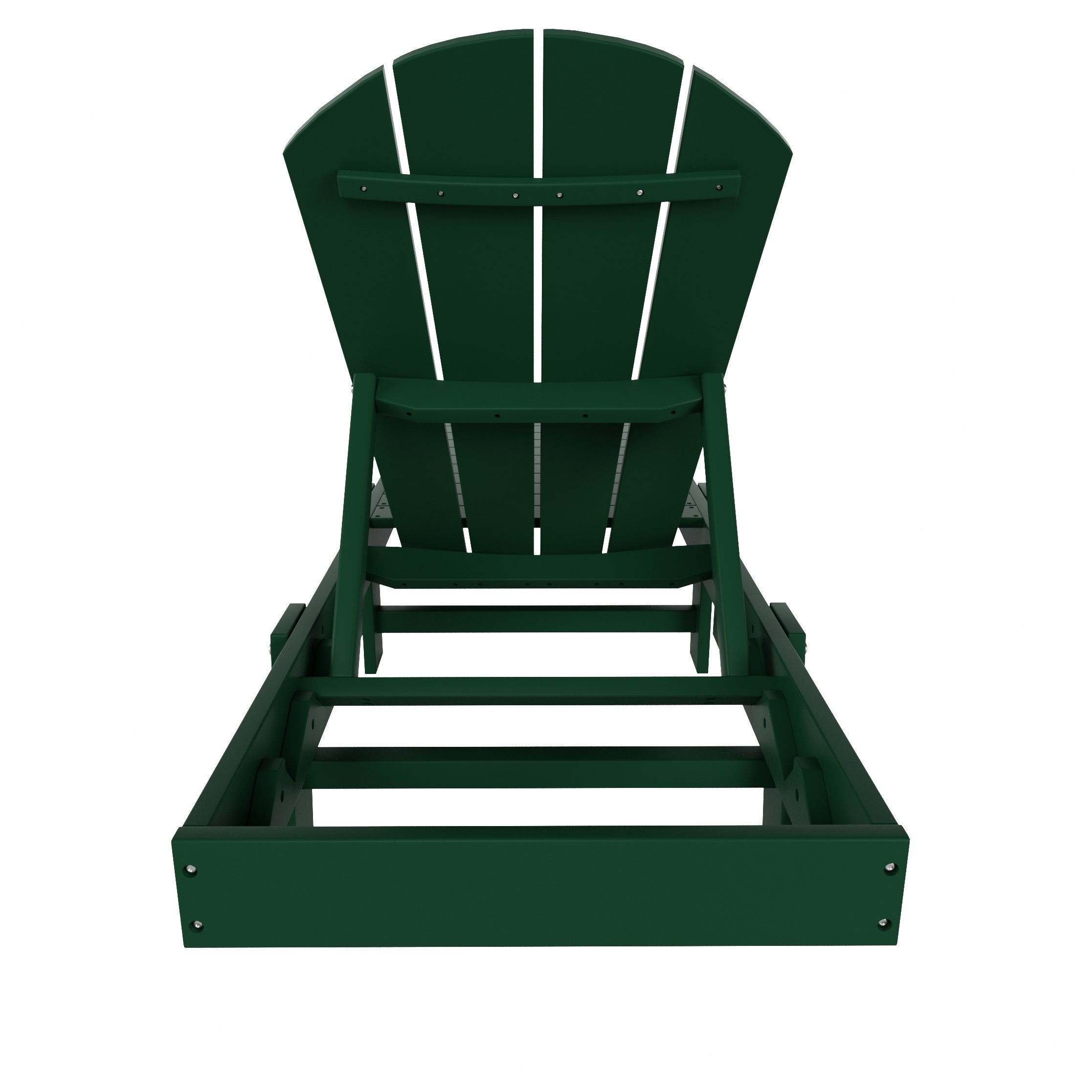 Chatham All-Weather Outdoor Adirondack Reclining Sun Lounger With Wheels