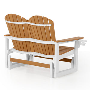 Adirondack 52“ Glider With Cup Holder