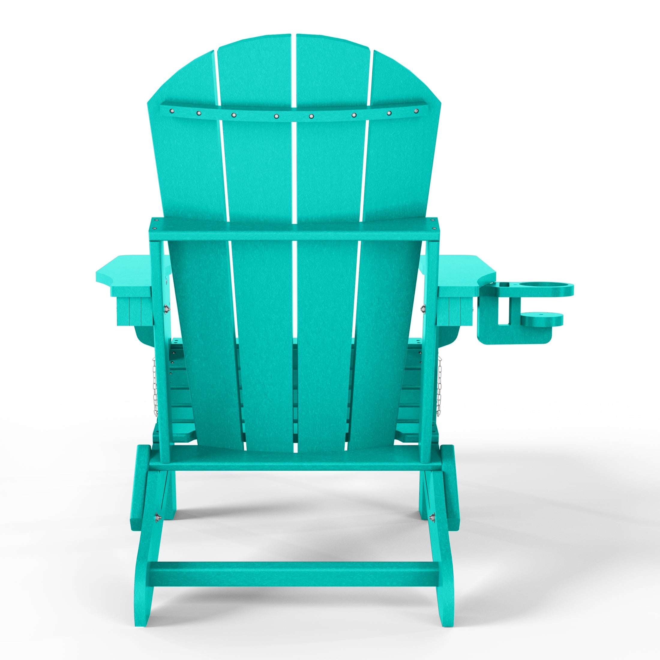 Chatham Folding Adjustable Adirondack Chair with Cup Holder and Hideaway Ottoman