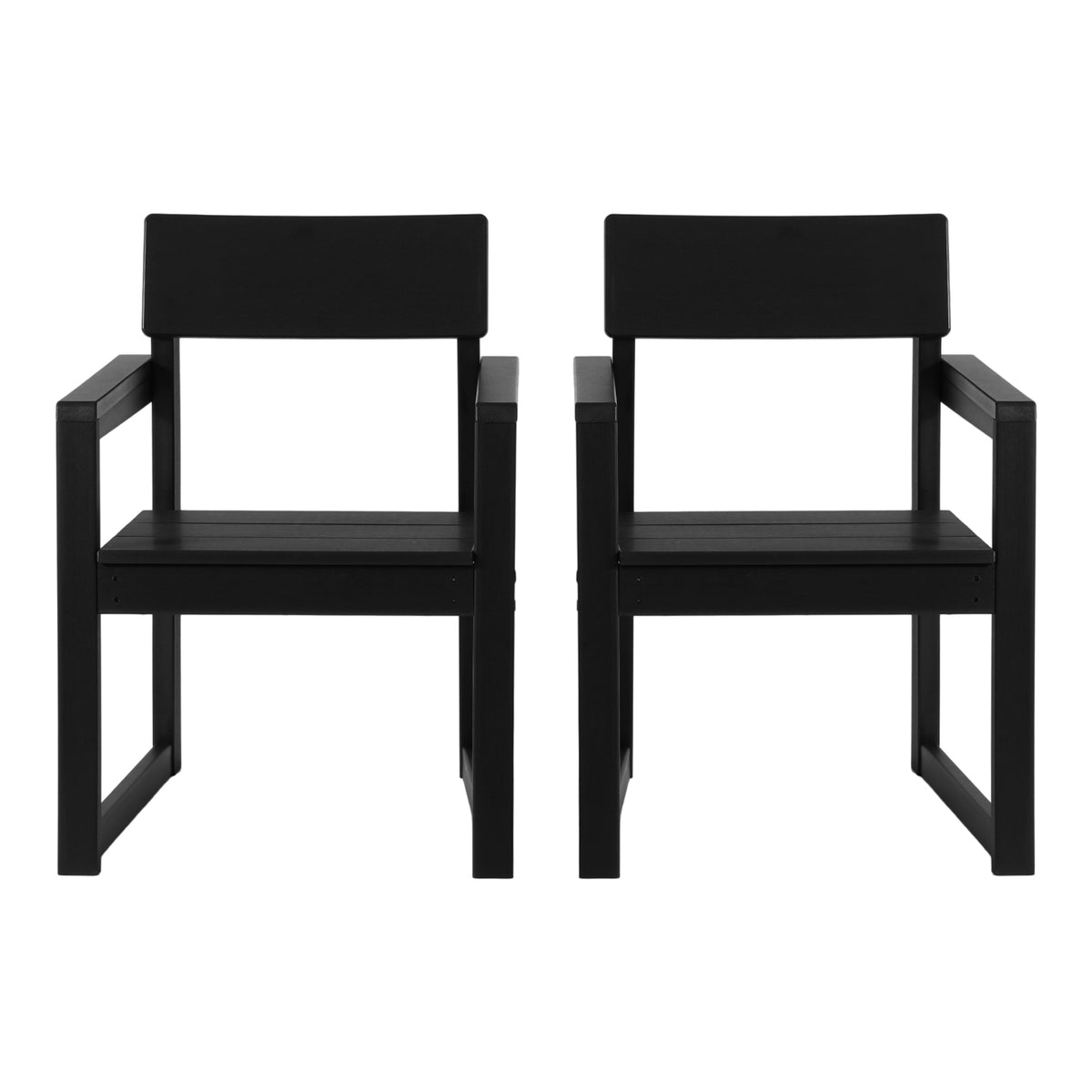 Palmetto Outdoor Dining Arm Chair (Set of 2)