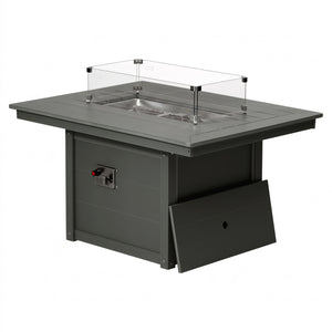 Sedona Rectangular 34" X 46" Fire Pit Table