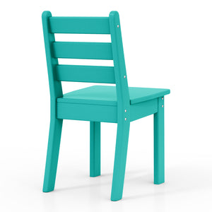 Tiny Terraces Kids' All-Weather Outdoor Dining Chair (Set of 2)