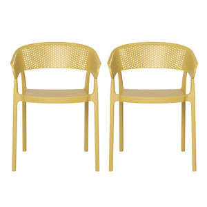 Polyform Stacking Dining Arm Chair (Set of 2)