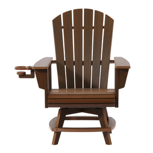 Heritage Ridge Adirondack Swivel Dining Chair With Cup Holder