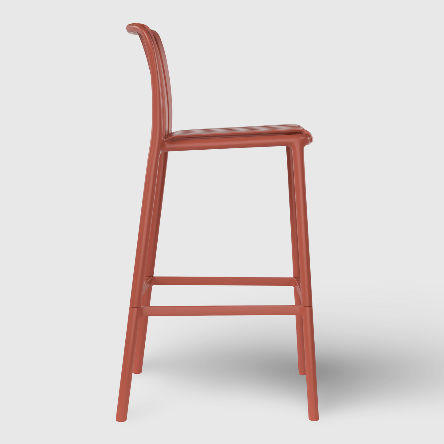 POLYTRENDS™ Copenhagen Allé Tårn All-Weather Indoor/Outdoor Convertible Bar Stool (Set of 2)