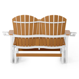 Adirondack 52“ Glider With Cup Holder