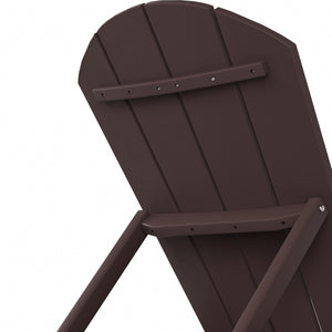 Chatham All-Weather Outdoor Adirondack Reclining Sun Lounger With Wheels