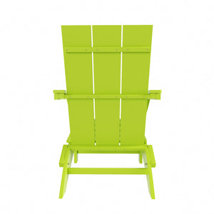 Malibu Modern All-Weather Outdoor Folding Adirondack Chair