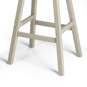 Stockholm All-Weather Outdoor Saddle Bar Stool (29" Height)