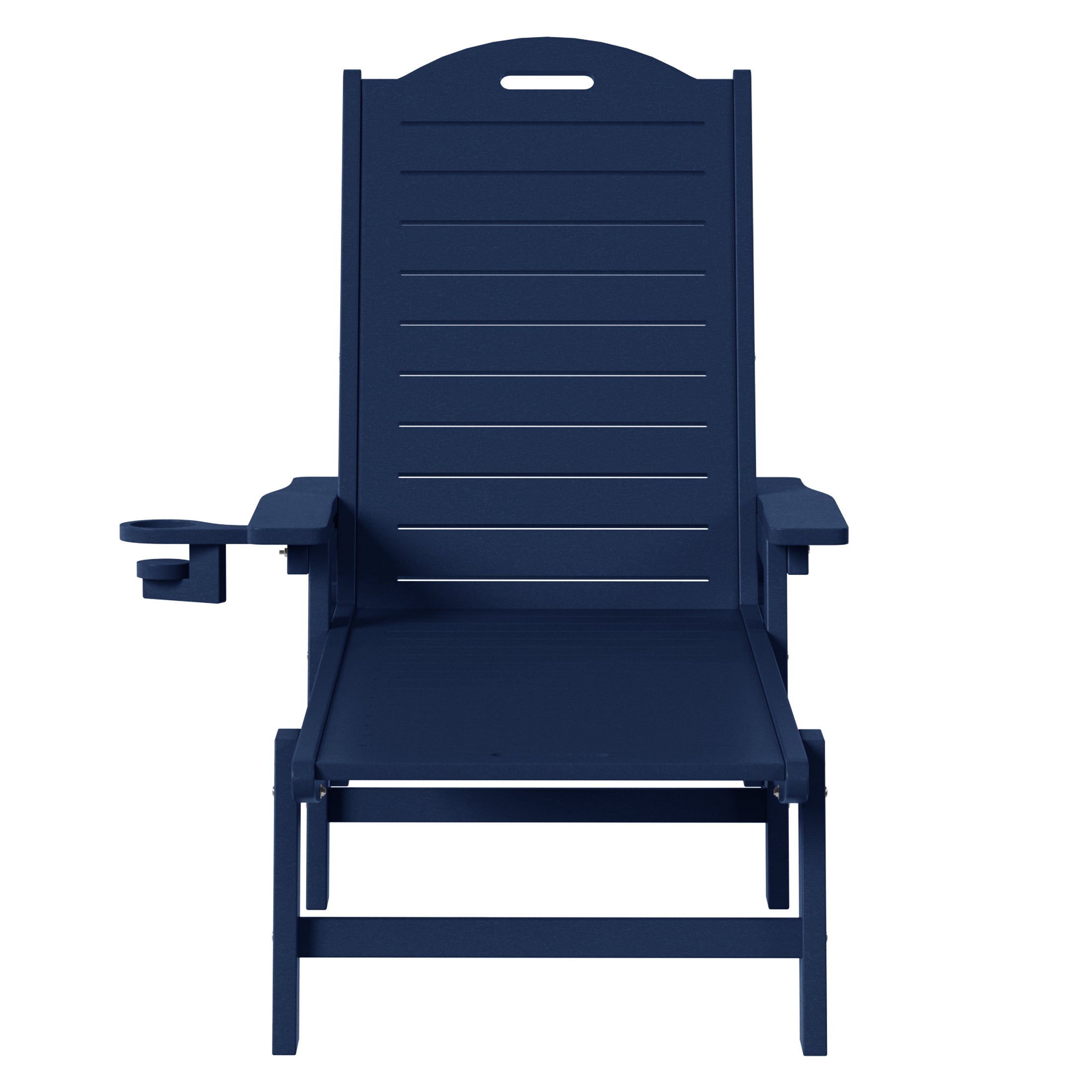 Santa Barbara Reclining Chaise Lounge with Cup Holder and Wheels