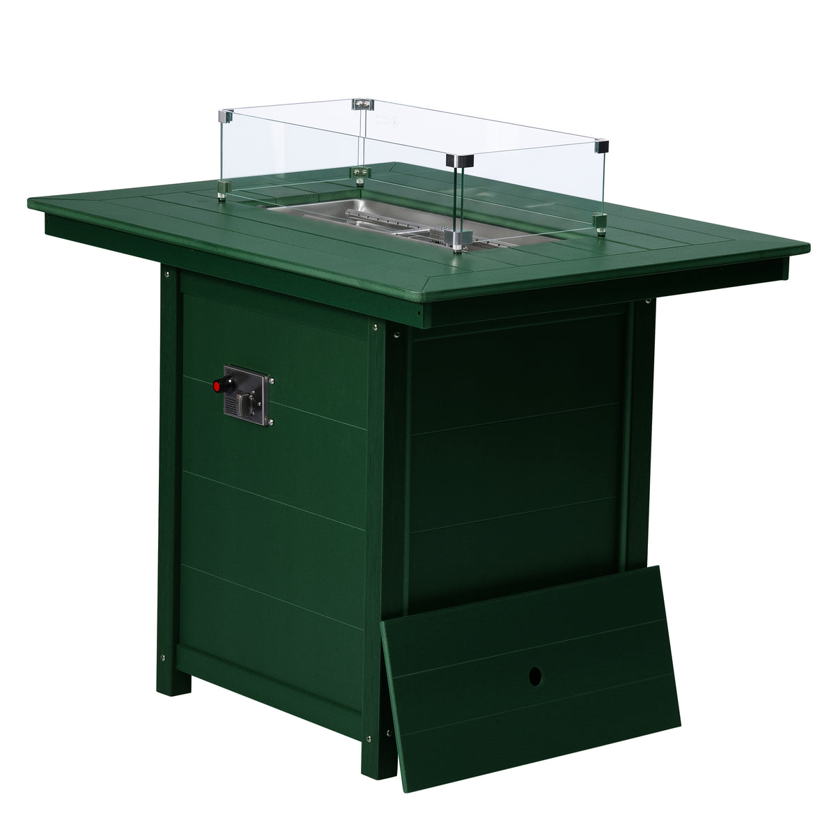 Sedona Rectangular 34" X 46" Counter Fire Pit Table