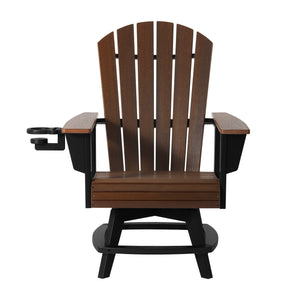 Heritage Ridge Adirondack Swivel Dining Chair With Cup Holder