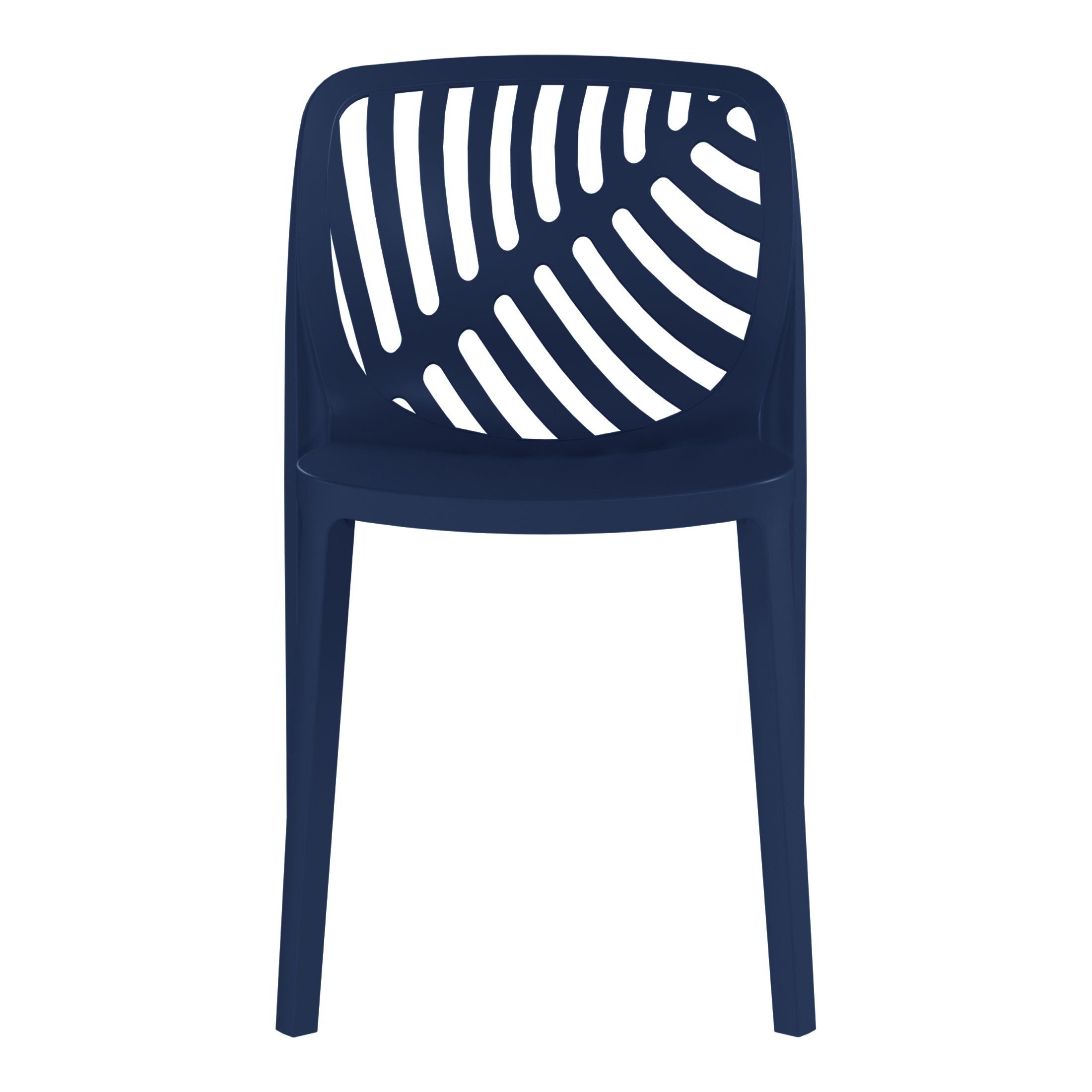 Patio Stacking Dining Side Chair (Set of 2)