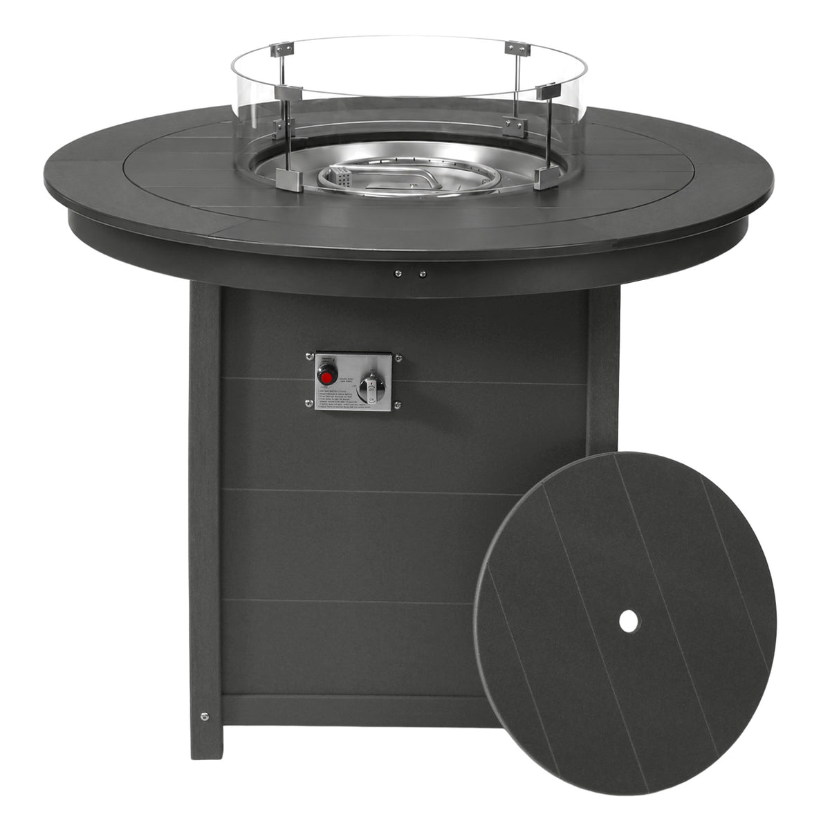 Sedona Round 47" Counter Fire Pit Table Top